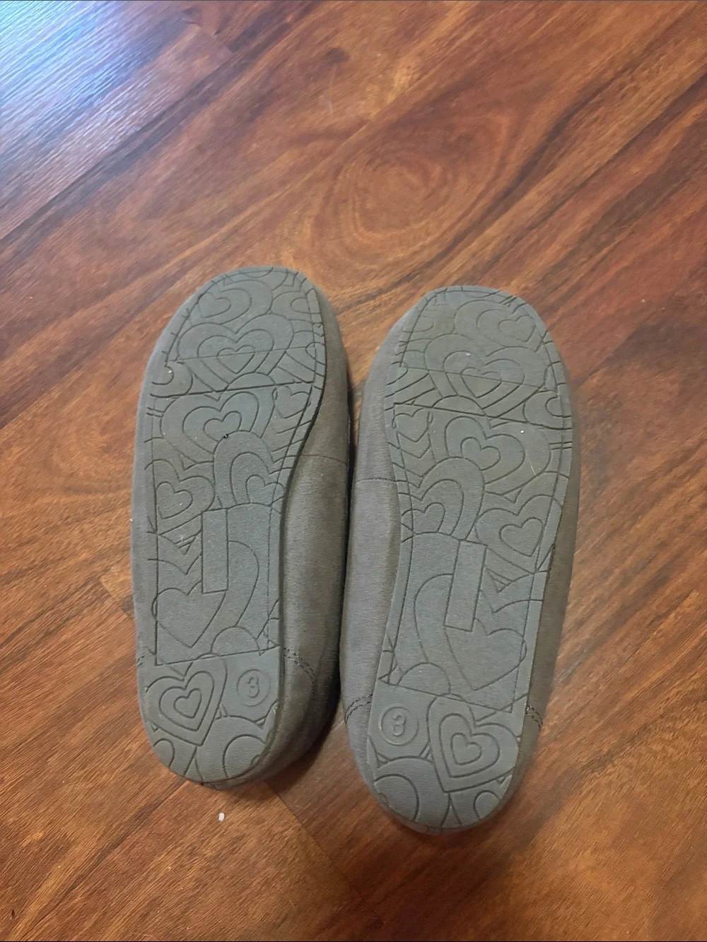 Faux-Suede Cozy Moccasin Slippers in Gray